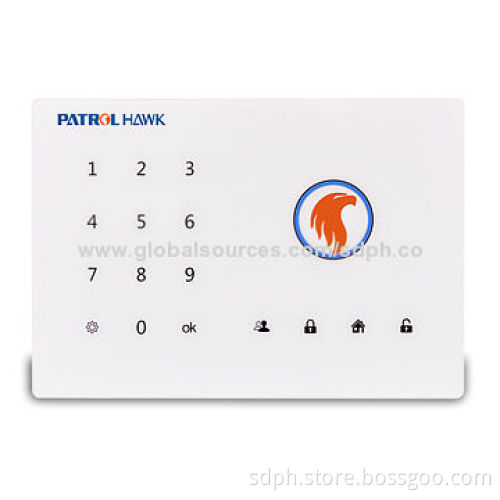 Smart Touch Alarm System with iOS and Google's Android APP Control, 315/433MHz Wireless Frequency